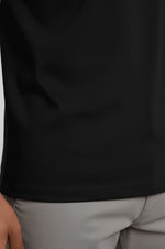 Men's Mercerized Slim-Fit T-shirt in Black Color