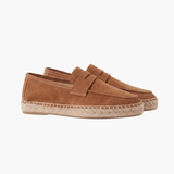 Riviera Men's Suede Espadrilles, Brown