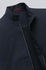 Men's Casual Vest with Stand Collar and Zip