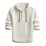 Adam – Linen Hooded Shirt