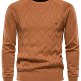 Men's Check Pattern Sweater V2