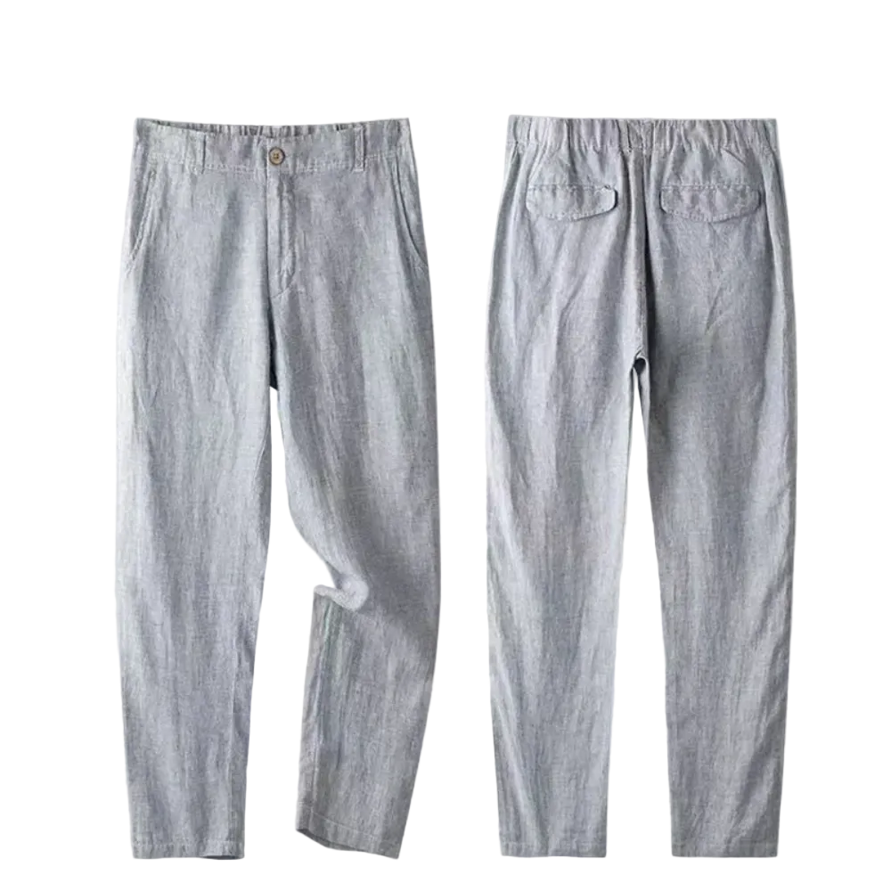 Mariusz - Elegant Linen Set Gray