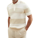 Dalibor - Striped Ribbed Polo