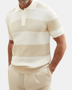 Sestriere Stripe Knit Polo