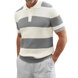Dalibor - Striped Ribbed Polo