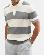 Sestriere Stripe Knit Polo