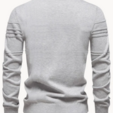 Men's Sweater with Check Pattern