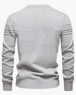 Men's Sweater with Check Pattern