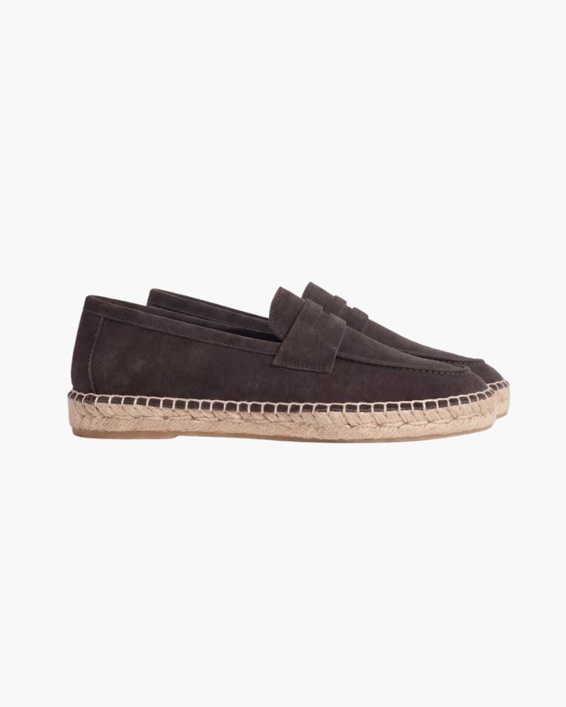 Espadriller Kaffe Suede Riviera