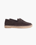 Riviera Men's Suede Espadrilles, Coffee