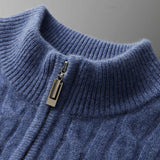 Deneb Cashmere Velour Half-Zip