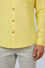Monaco Linen Shirt – Light Yellow
