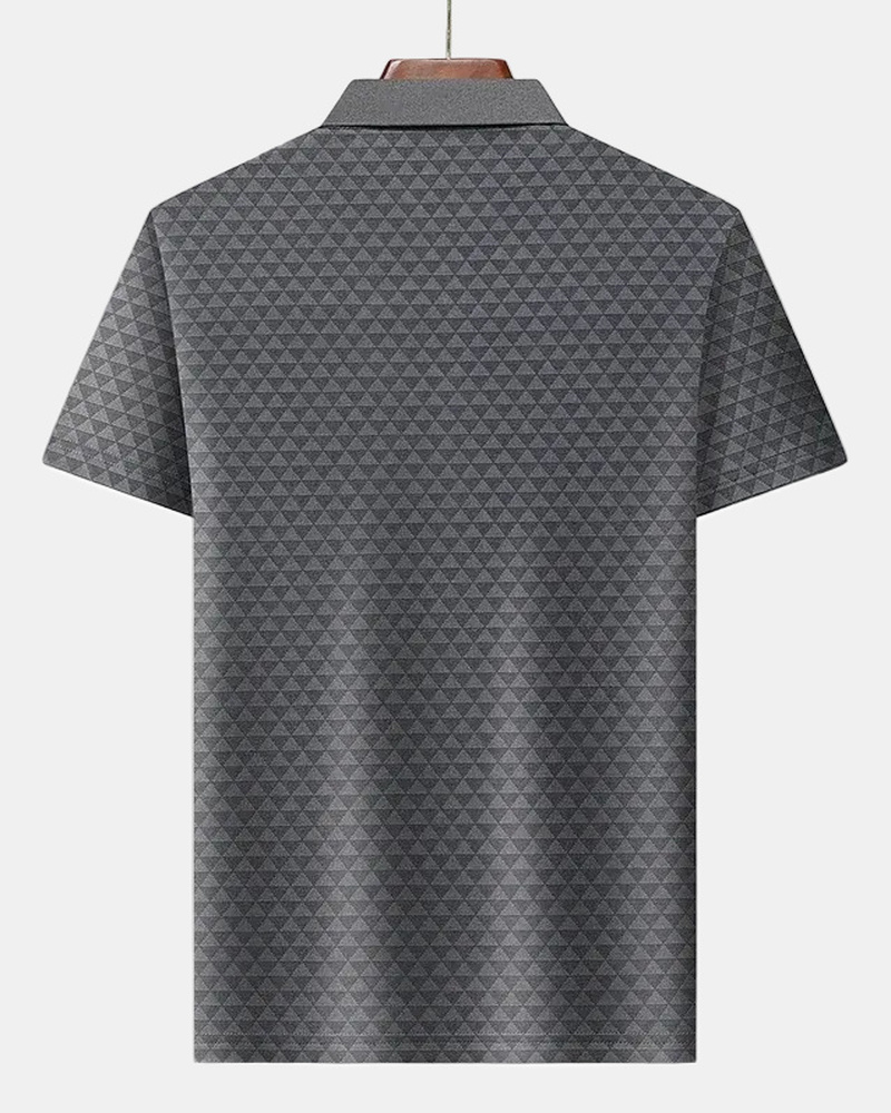 Men's Polo Shirt, Blue and Gray