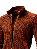 Valdenzo Strikket Jacquard Outer Jacket