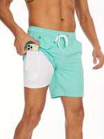 Swim trunks with pockets