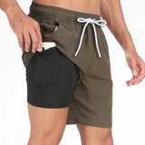 Swim trunks with pockets