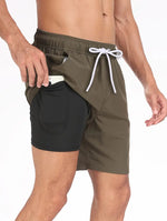 Swim trunks with pockets