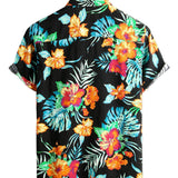 Men's Floral Short-Sleeve Shirt