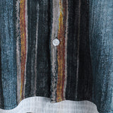 Hawaiian Short-Sleeve Striped Shirt