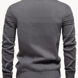 Men's Sweater with Check Pattern