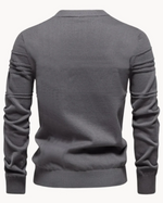 Men's Sweater with Check Pattern