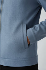 Light Blue Suede Jacket for Men – Elegant and Versatile Everyday Jacket