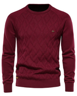 Men's Check Pattern Sweater V2