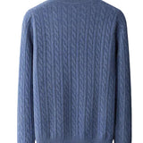 Deneb Cashmere Velour Half-Zip
