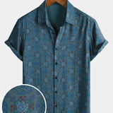 Casual Bohemian Retro Short Sleeve Shirt