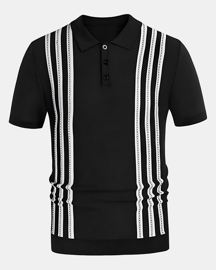 Piotr Men's Polo Shirt, Striped