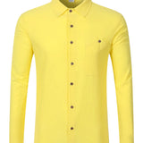 Monaco Linen Shirt – Light Yellow