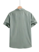 Casual Short Sleeve Cotton Shirt