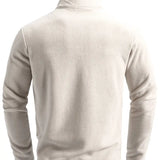 Zip-Up Long-Sleeve Sweater