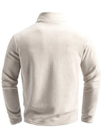 Zip-Up Long-Sleeve Sweater