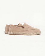 Riviera Men's Suede Espadrilles, Beige