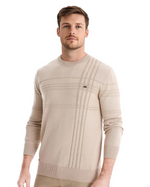Men's Sweater with Check Pattern