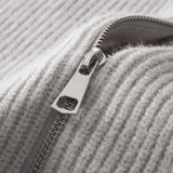 Four Seasons Merino Wool Cardigan with Zipper