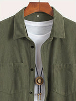 Casual Corduroy Cardigan