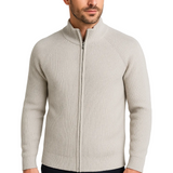 Four Seasons Merino Wool Cardigan with Zipper
