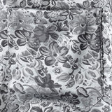 Jacquard Short-Sleeve Shirt with Floral Print