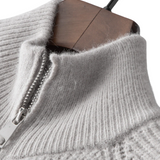 Four Seasons Merino Wool Cardigan with Zipper