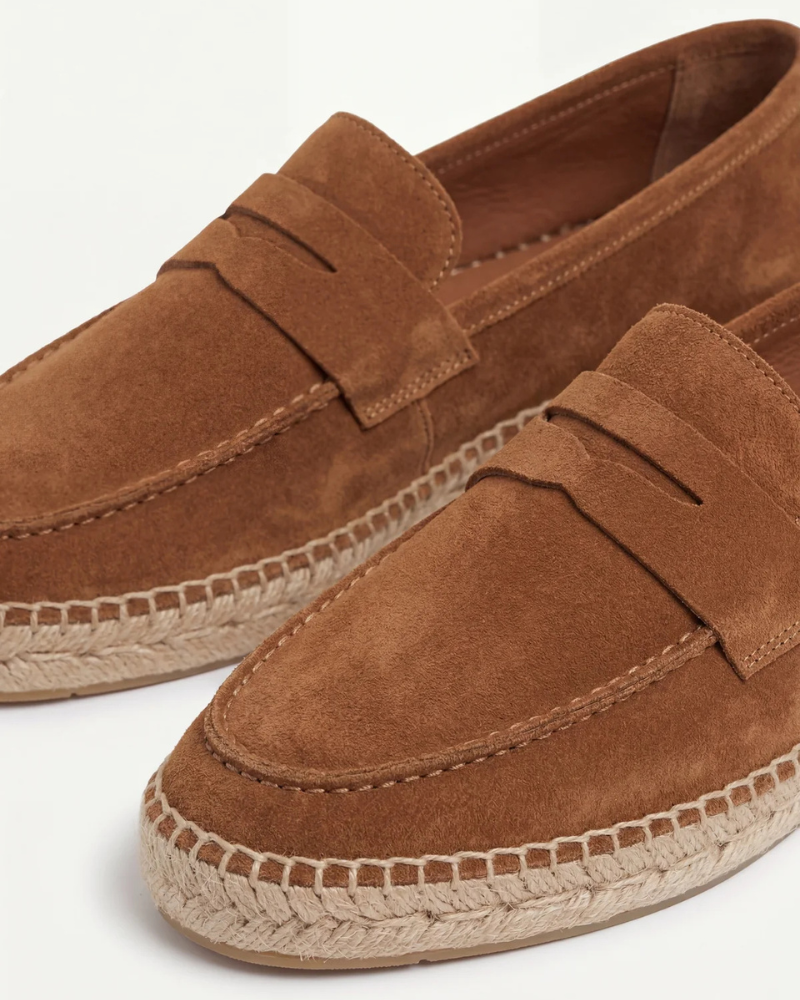 Espadriller Riviera i Brun Suede