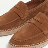 Riviera Men's Suede Espadrilles, Brown