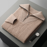 Taranto Merino Wool Zip Sweater
