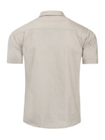 Casual Shirt with Exterior Pocket, Short Sleeves