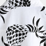 Button-Up Hawaiian Short Sleeve Shirt with Pineapple Print
