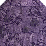 Men's Vintage Purple Cotton Summer Shirt Breathable with Short Sleeve