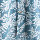 Blue Tropical Hawaiian Summer Short Sleeve Shirt