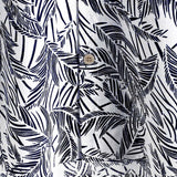 Tropical Blue Short-Sleeve Button-Up Summer Shirt