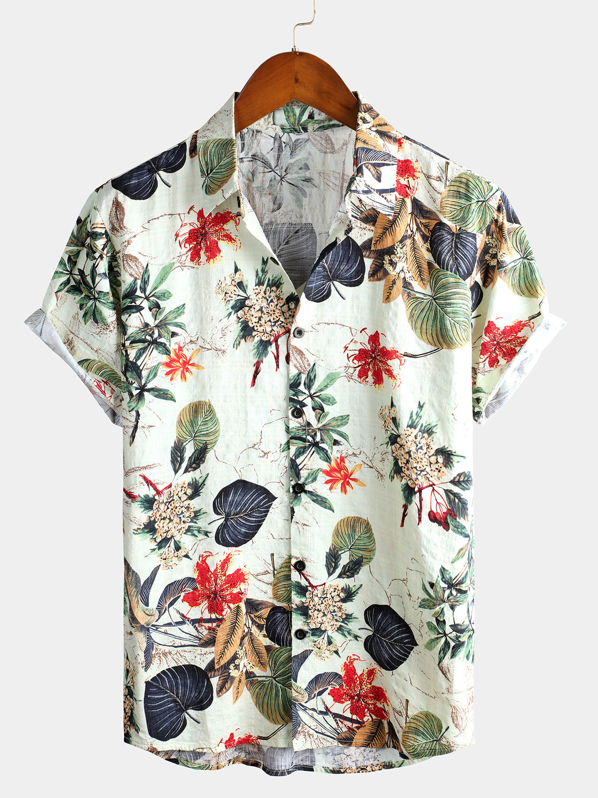 Hawaiian Tropical Floral Shirt